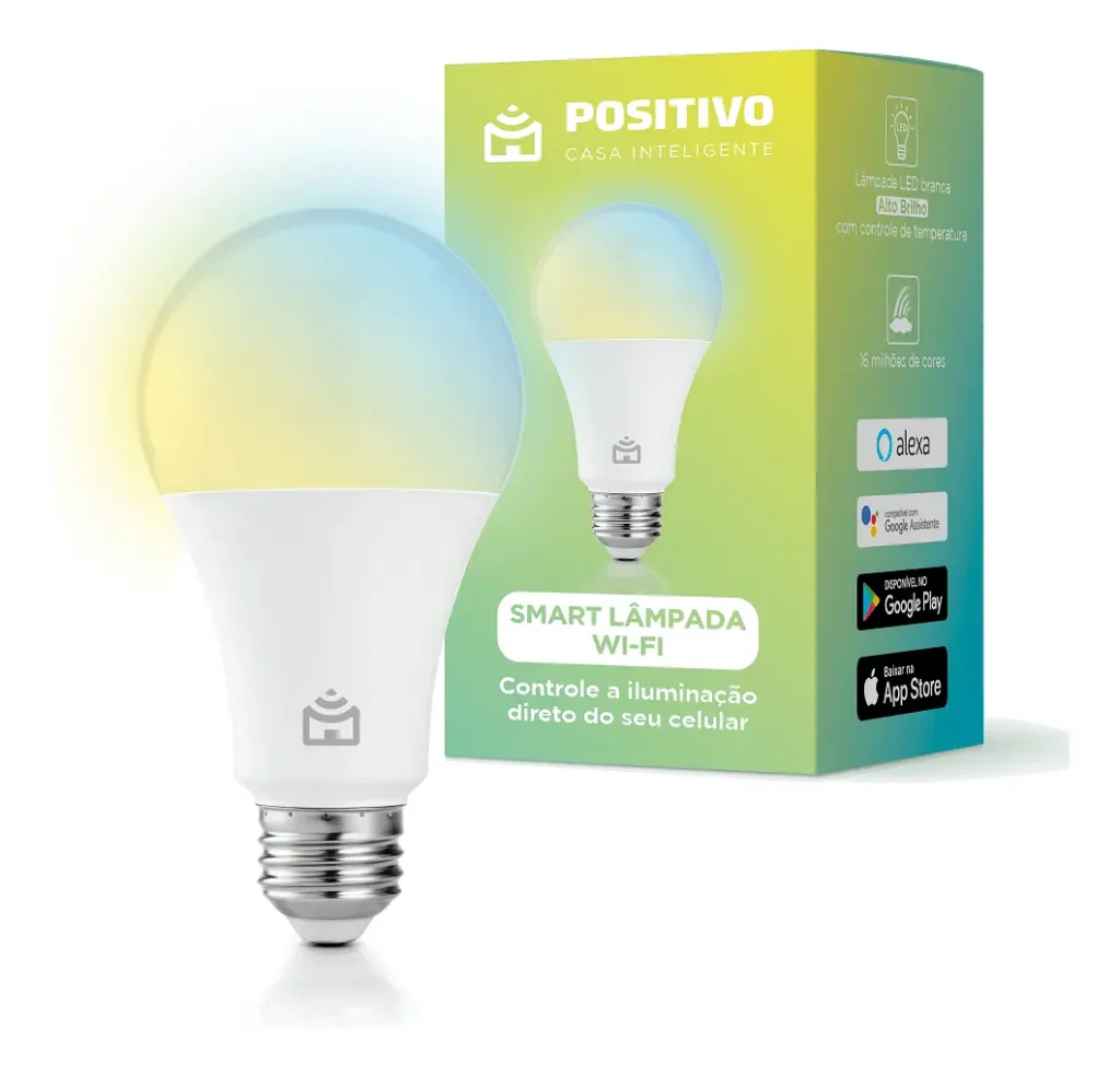 Lampada inteligente smart - Positivo