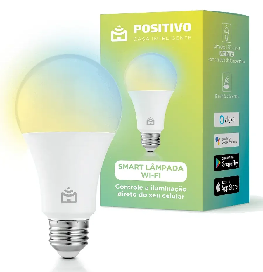 Lampada inteligente smart - Positivo
