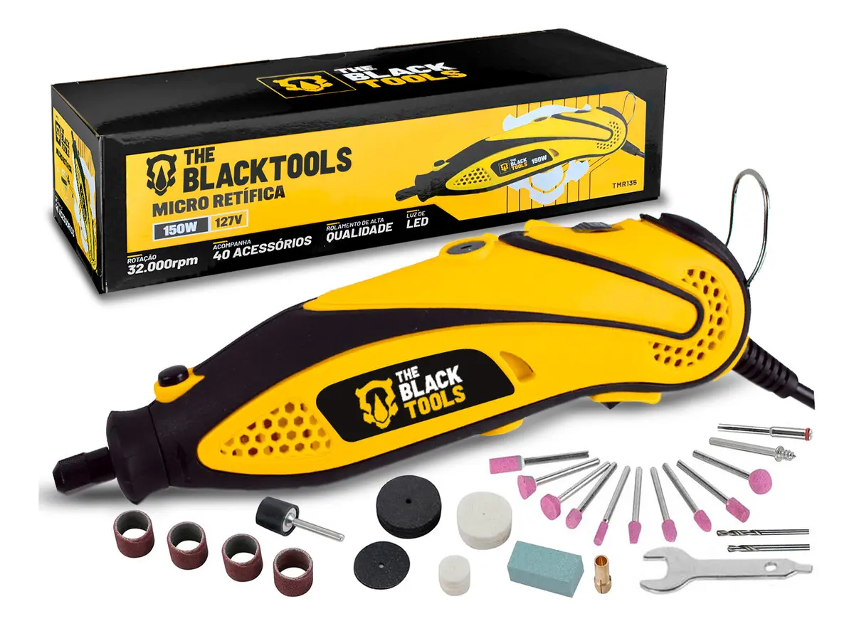 Micro Retífica The Black Tools
