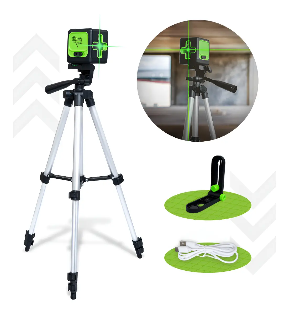 Nível a laser verde