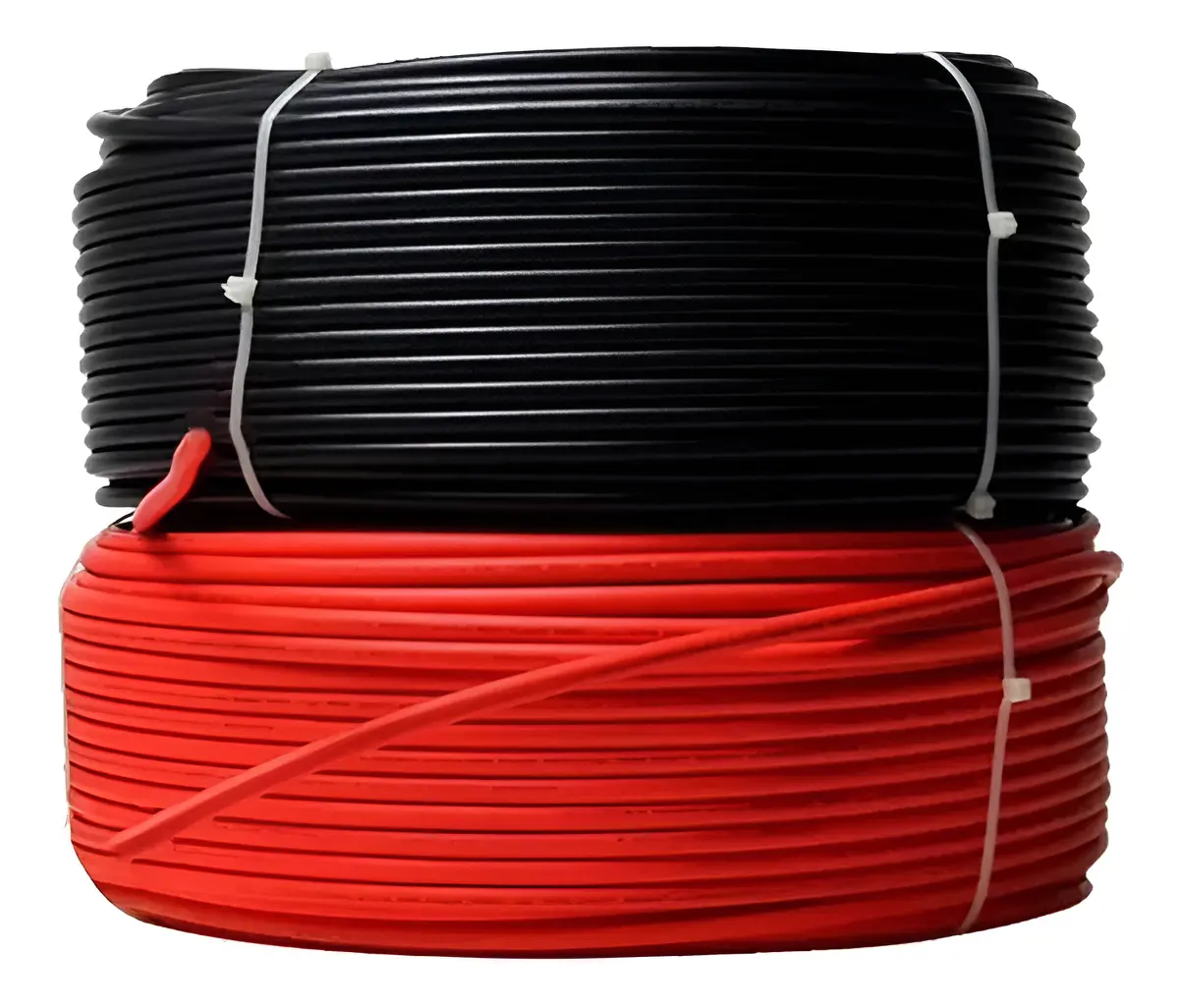 Cabo 6mm preto e vermelho