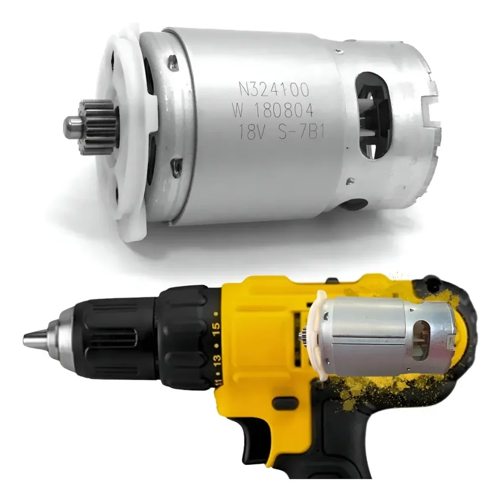 Conjunto Motor E Pinhão Parafusadeira furadeira Dcd776 Dewalt