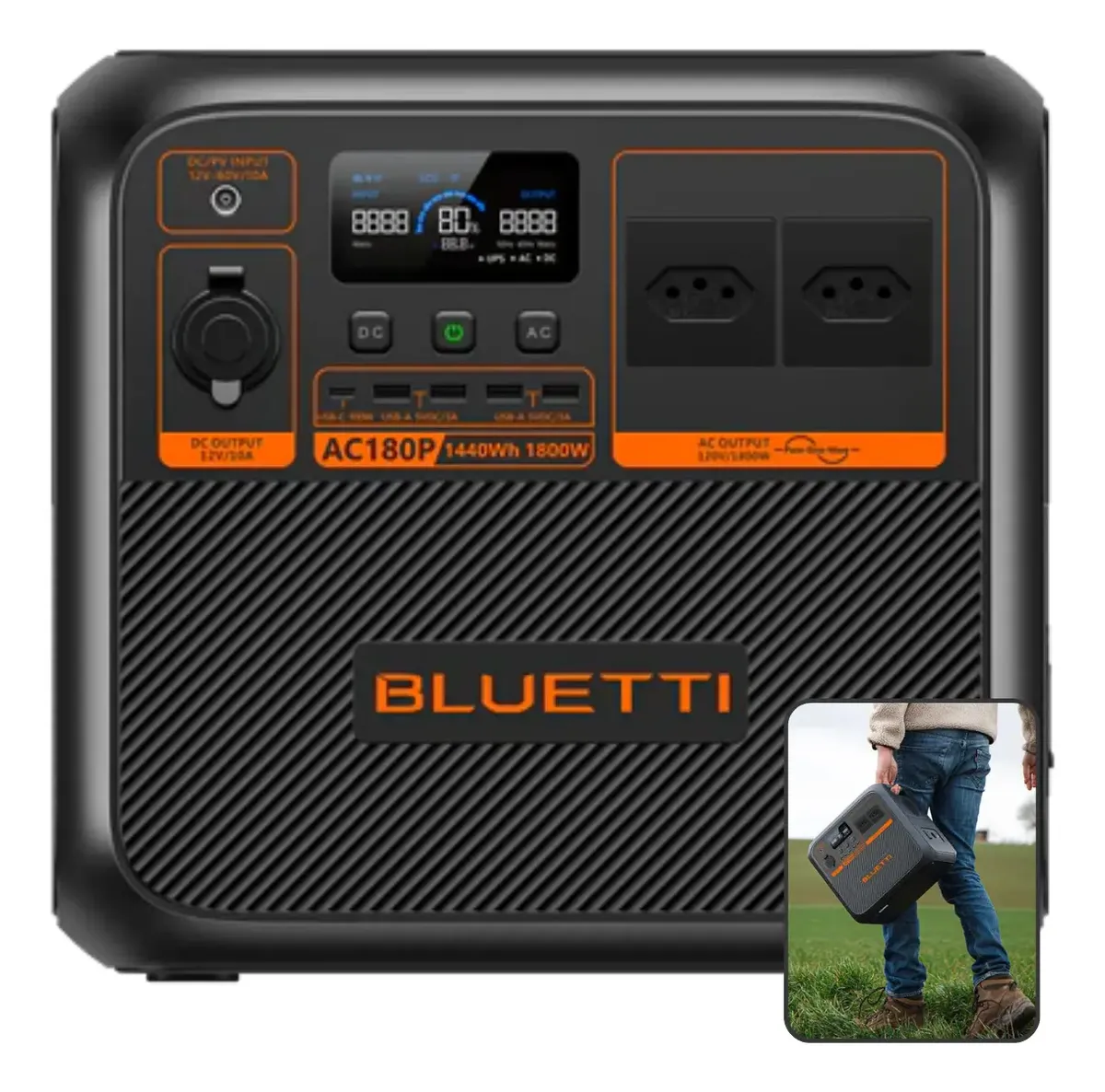 Estação de energia 1800w Bluetti