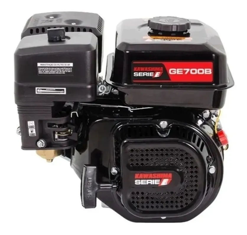 Motor Estacionário Gasolina 7hp Kawashima Ge-700b Eixo 19mm
