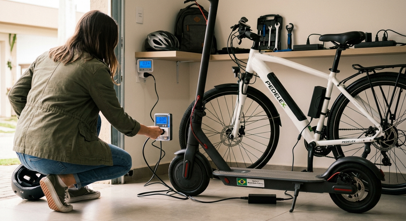 Quanto custa recarregar moto elétrica