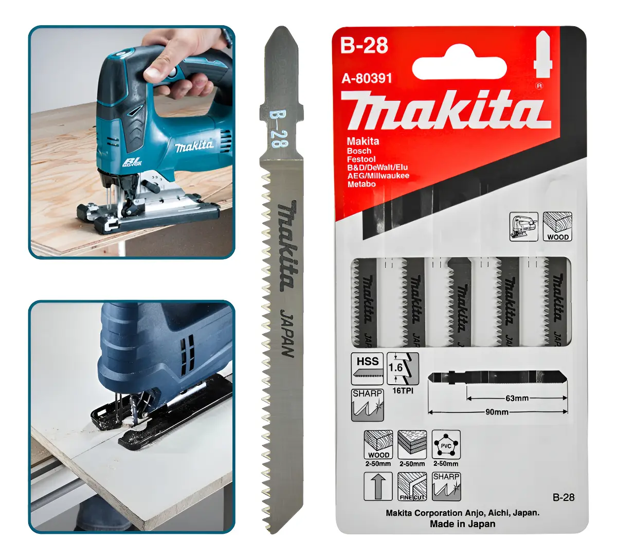 Serra para tico tico Clean cut makita