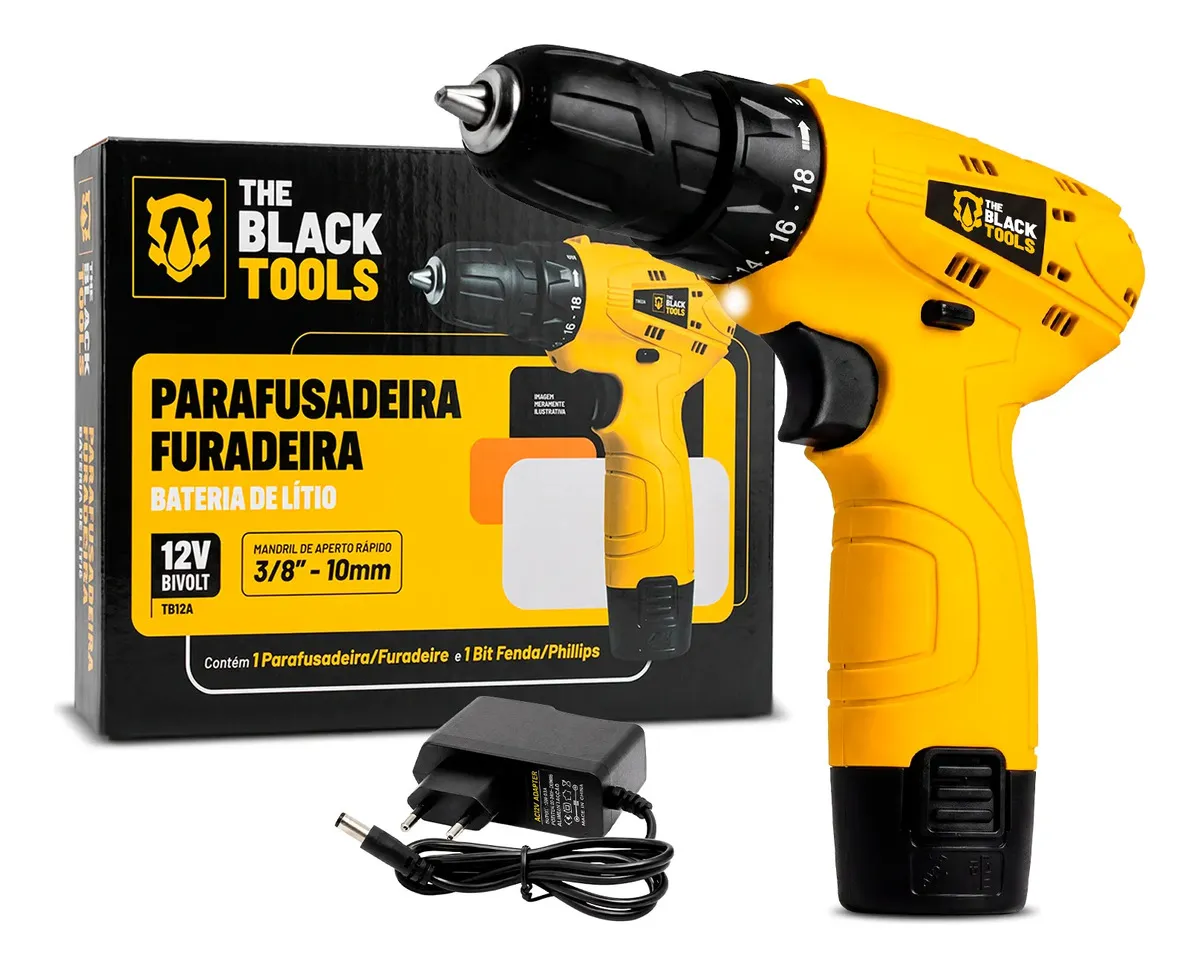 parafusadeira 12V the black tools ML