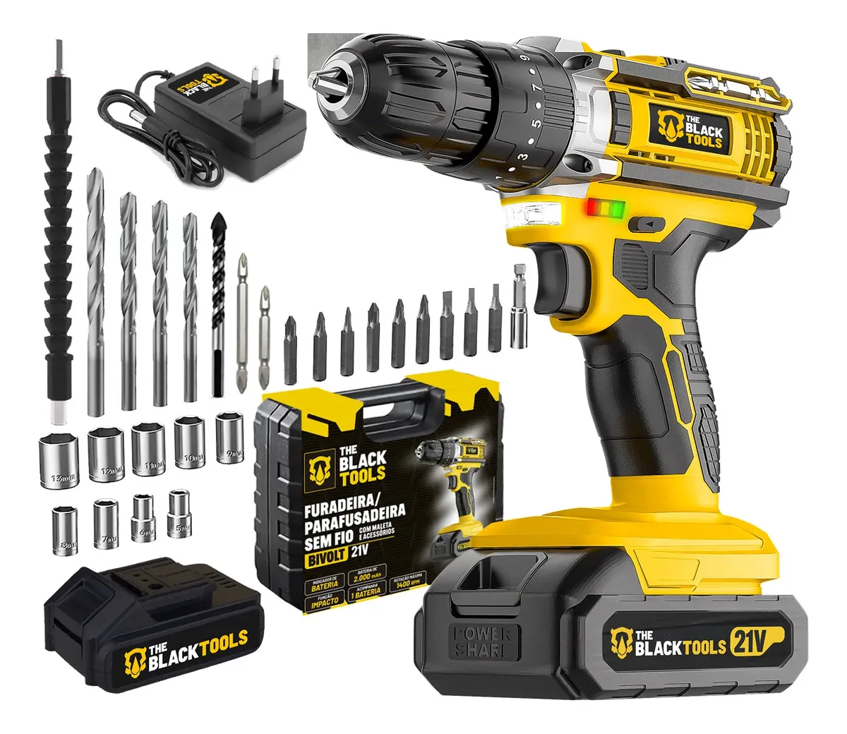 parafusadeira 21V the black tools ML