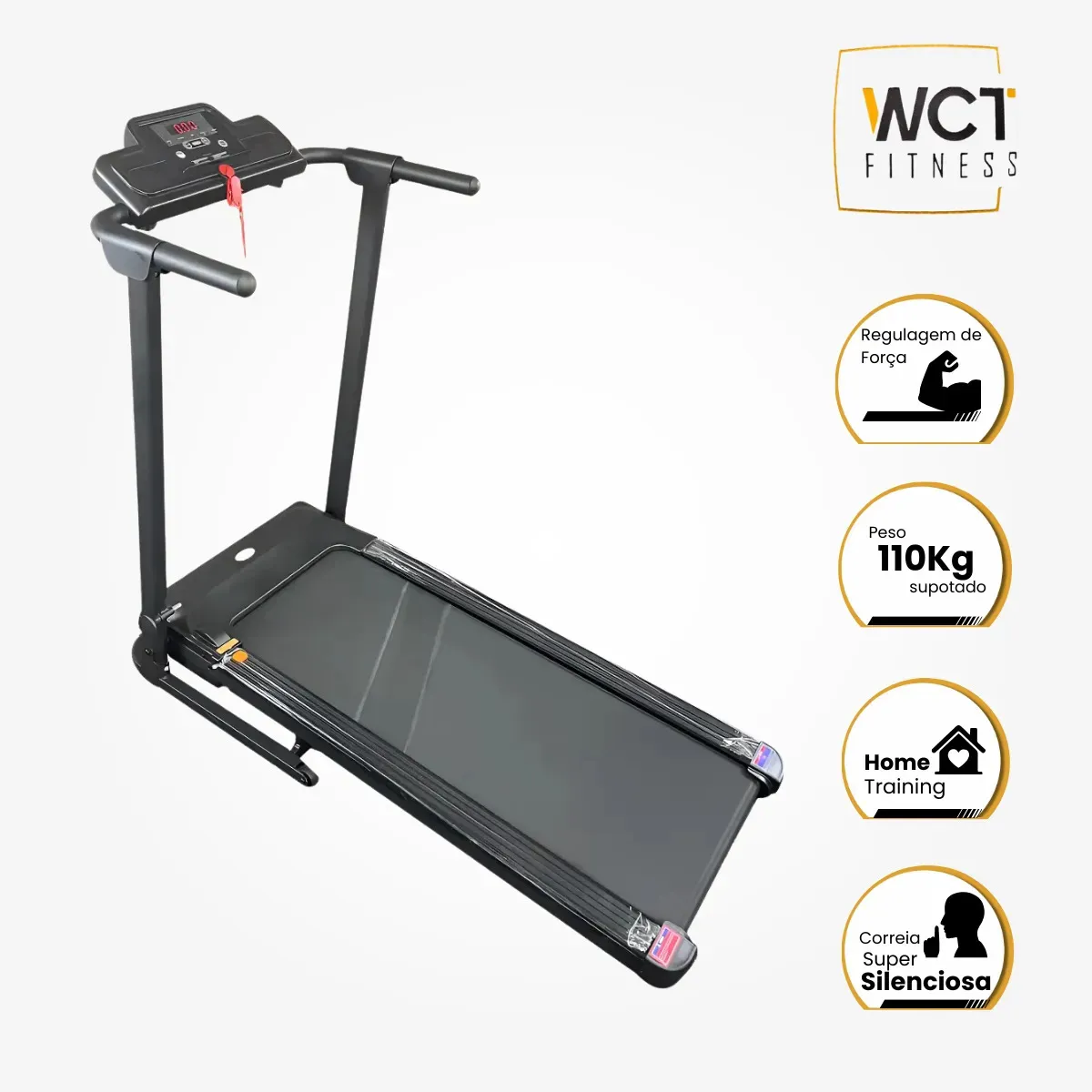 Esteira Ergonômica Compacta para Caminhada wct fitness 1